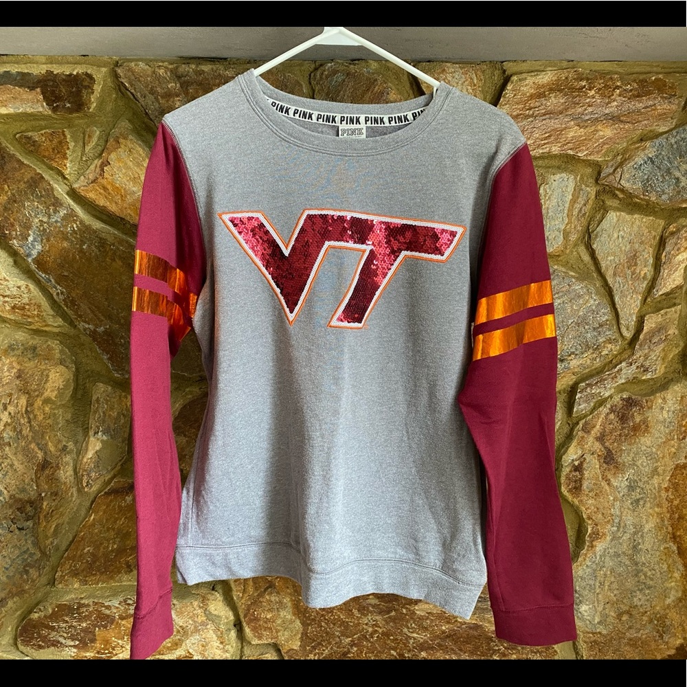 Virginia Tech -Victoria Secret Sequin sweatshirt